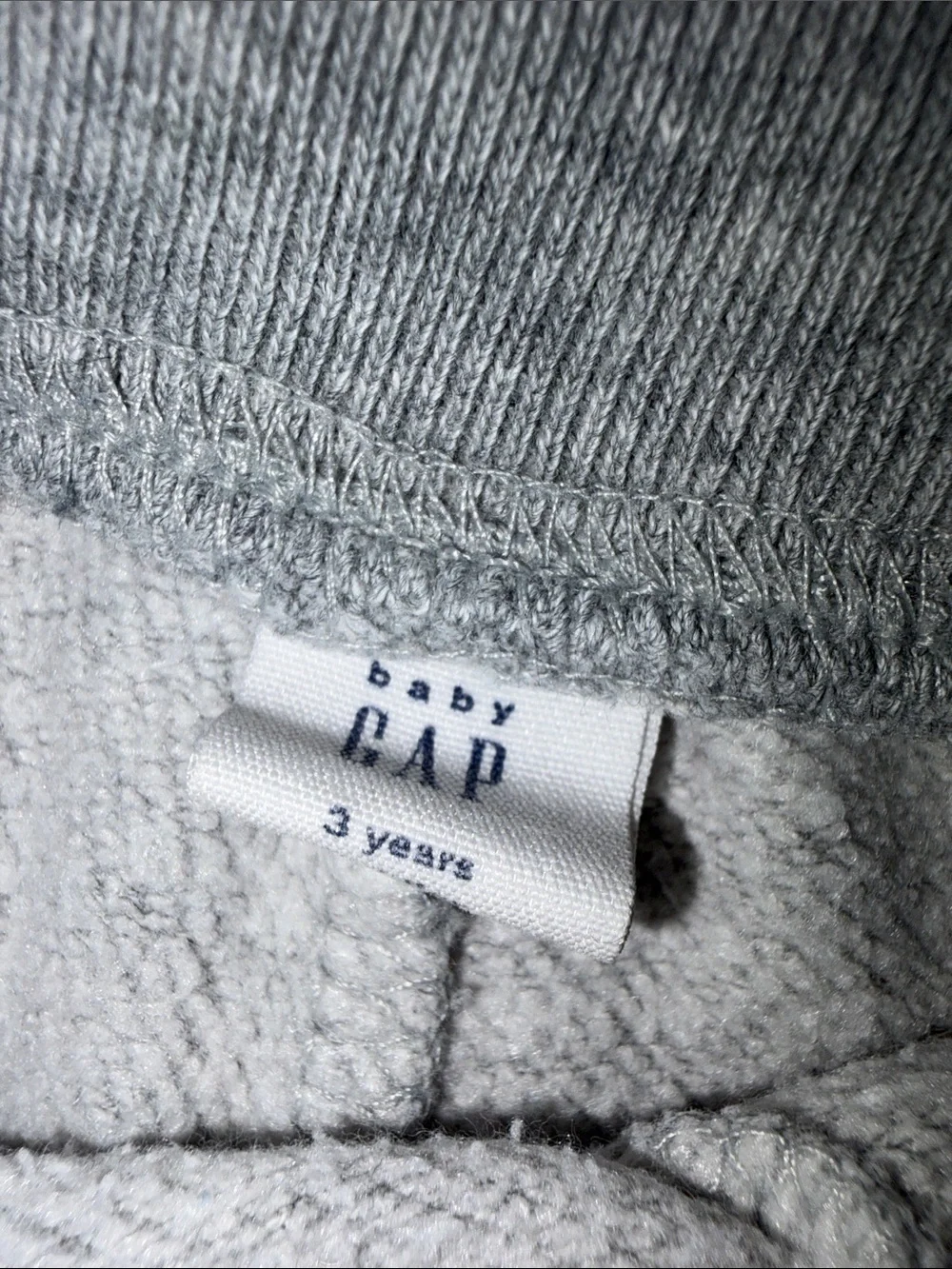 GAP Kids Heather Gray Sweatpants with Pink Logo